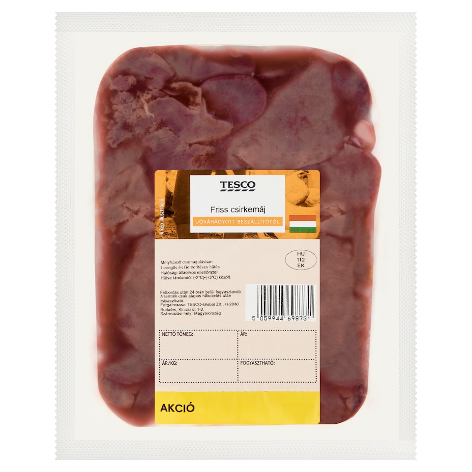 Tesco friss csirkemáj 500 g