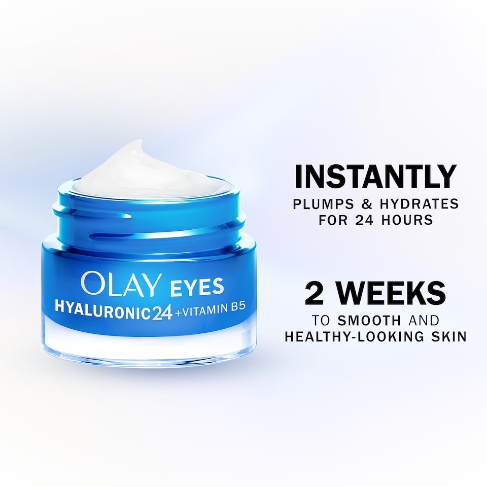image 1 of Olay Hyaluronic 24 Eye Gel Cream Moisturiser 15ml