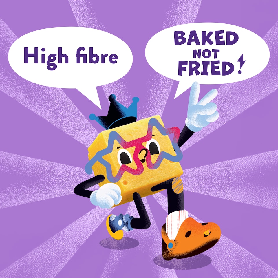 image 1 of Goodies Kids Snack Dino Puffs Cheese & Onion 4x12g