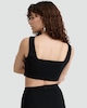 image 3 of The F&F Edit Diamanté Embellished Square Neck Co-ord Cami in Black