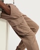 image 2 of F&F Slim Fit Cuffed Cargo Joggers in Stone