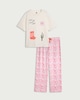 image 4 of F&F 2-Piece Pure Cotton Cowgirl Pyjama Set in Multi