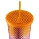 image 3 of Core Kitchen Pink Orange Tumbler 710mL 