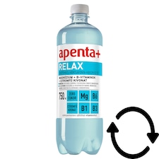 Apenta+ Relax feketeribizli-vörösáfonya-hibiszkusz ízű szénsavmentes üdítőital 750 ml