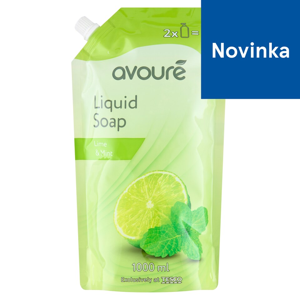 Avouré Liquid Soap Lime & Mint 1000 ml