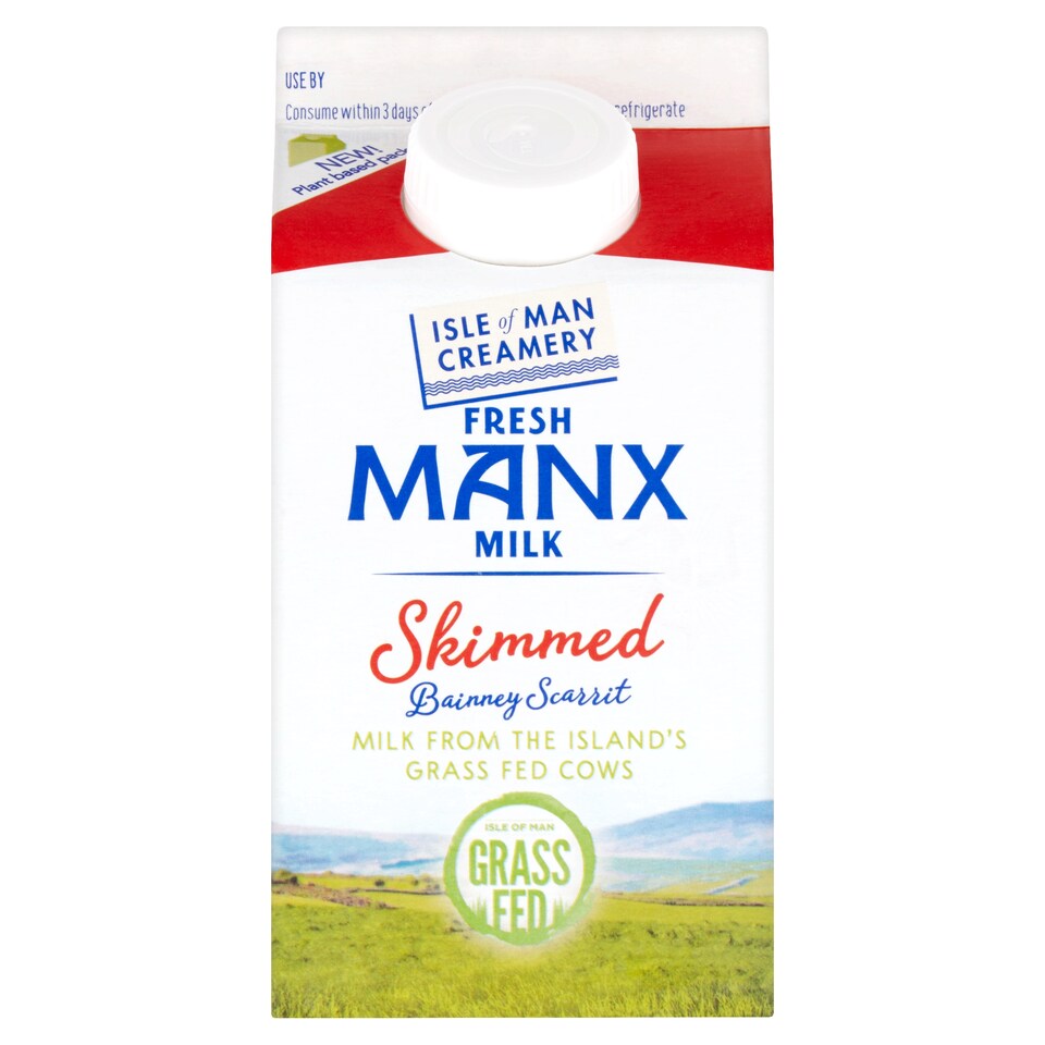 Isle Of Man Skimmed Milk 500Ml