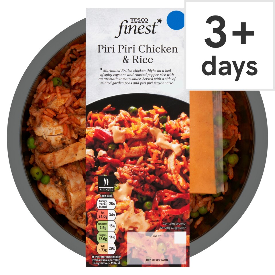 Tesco Finest Piri-Piri Chicken & Rice 380g