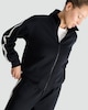 image 1 of F&F Active Side Stripe Zip Up Jacket in Black