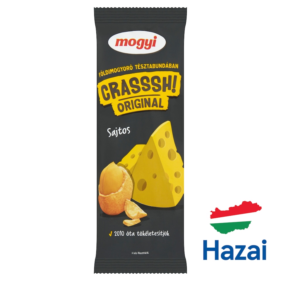 Mogyi Crasssh! Original pörkölt földimogyoró sajtos tésztabundában 60 g