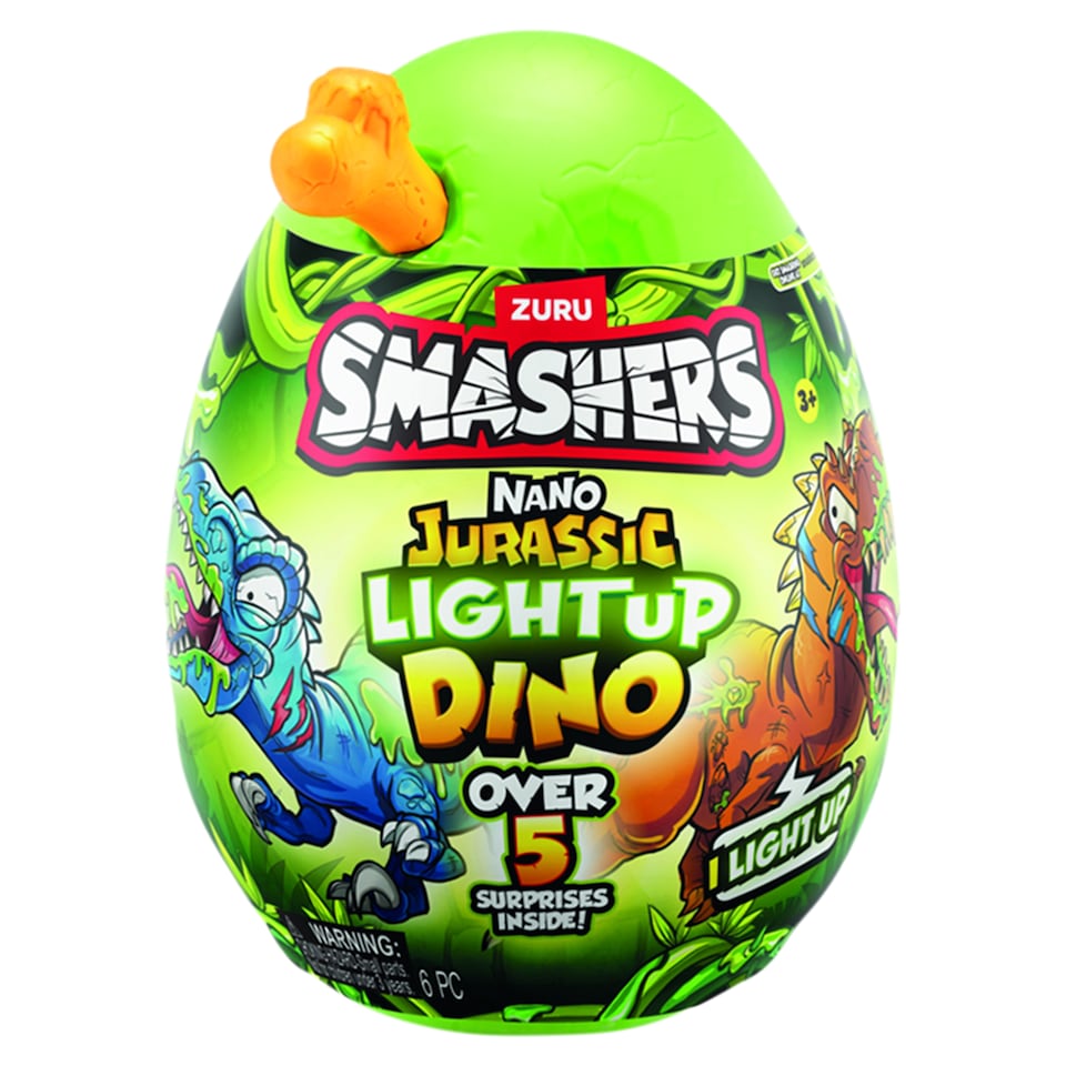 Zuru Smashers Nano Jurassic Lightup Dino hračka s překvapením