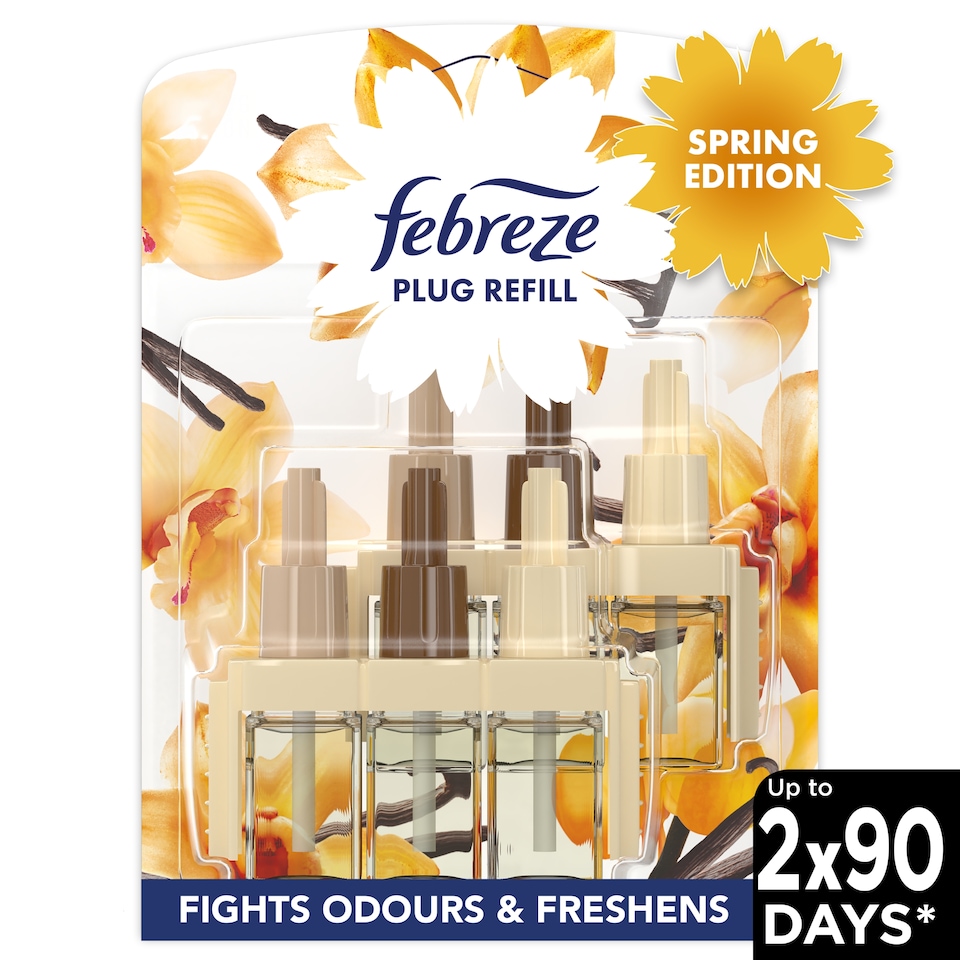 image 1 of Febreze 3Volution Plug In Refill Vanilla & Magnolia 2X20ml