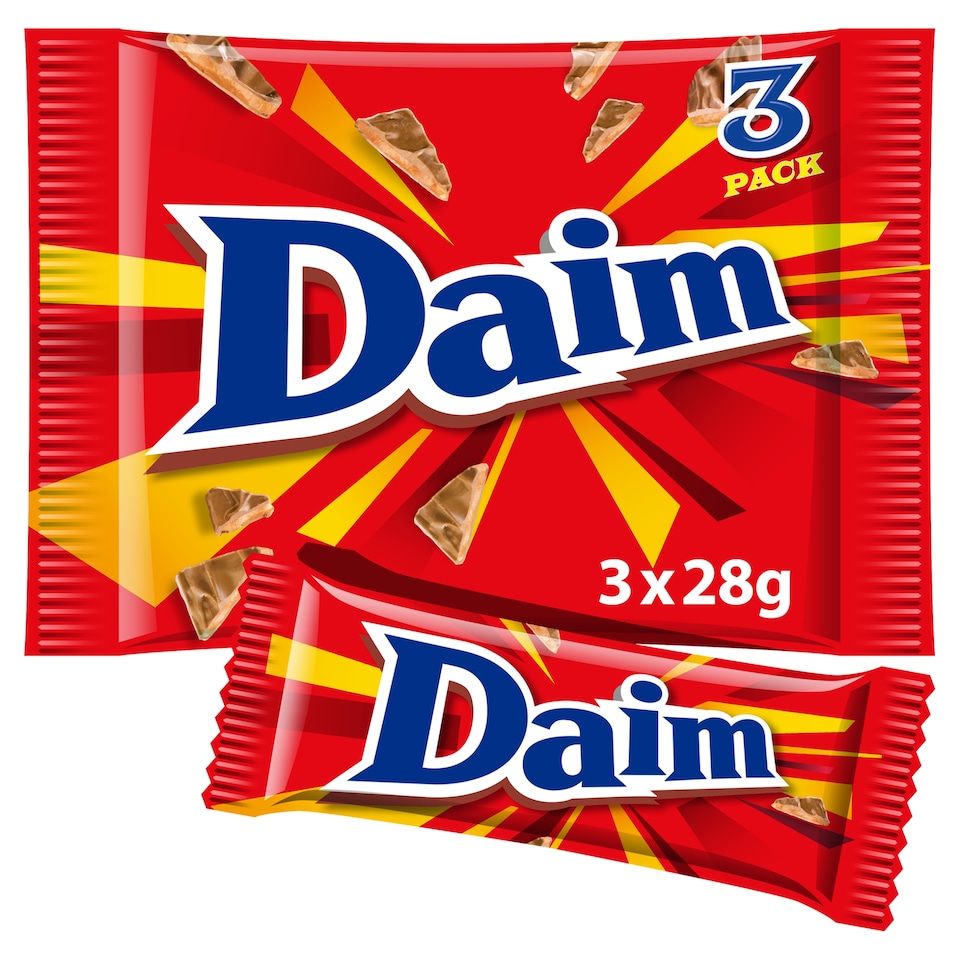 Daim Milk Chocolate Bar 3 Pack Multipack