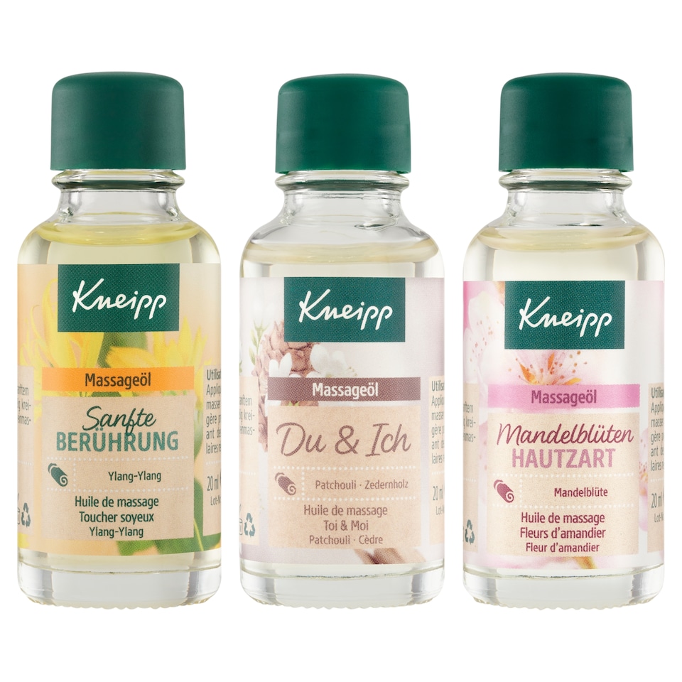 Obrázek 1 pro produkt Kneipp Masážní oleje dárková sada 3 x 20ml