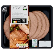 Tesco Finest Irish Angus Beef With Garlic And Herbs 100G