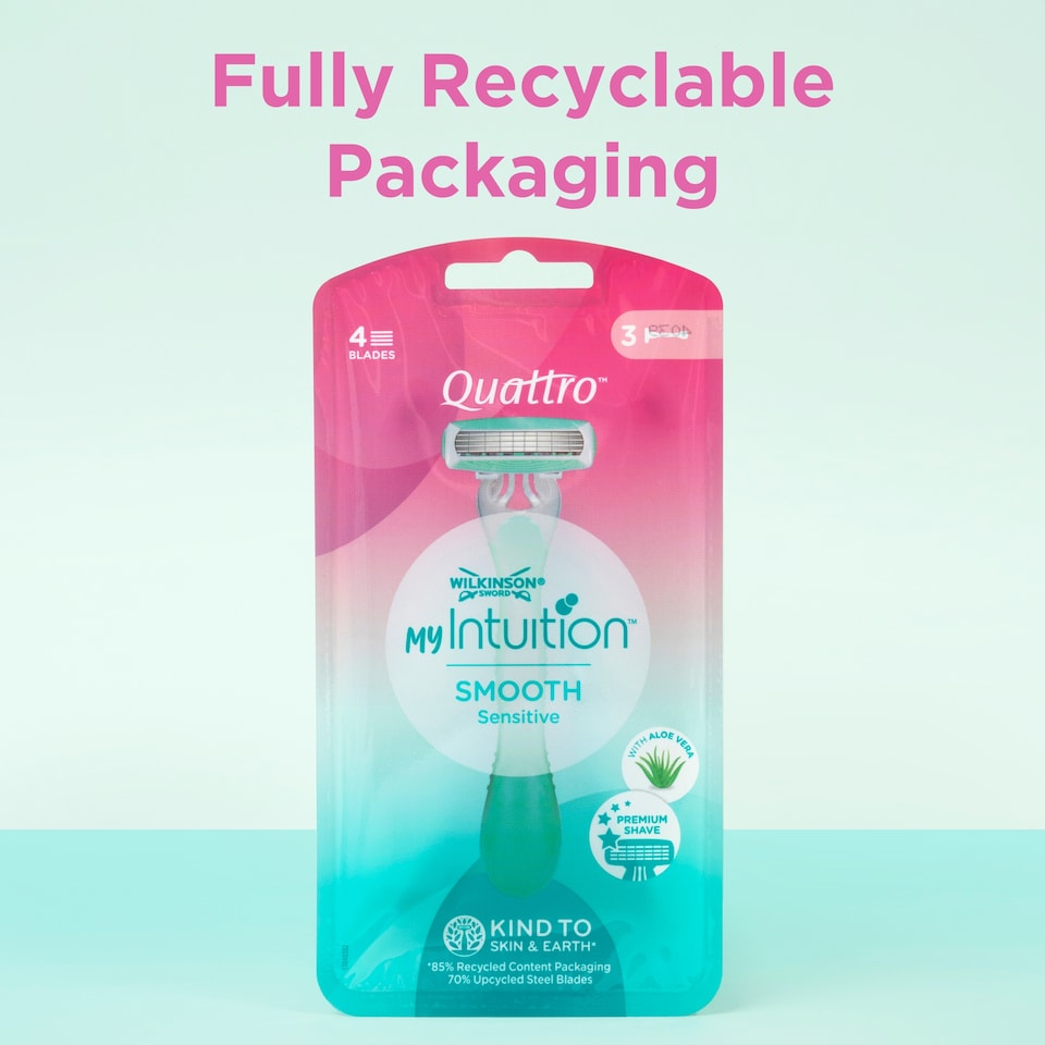 image 1 of Wilkinson Sword Quattro For Women Disposable 3S