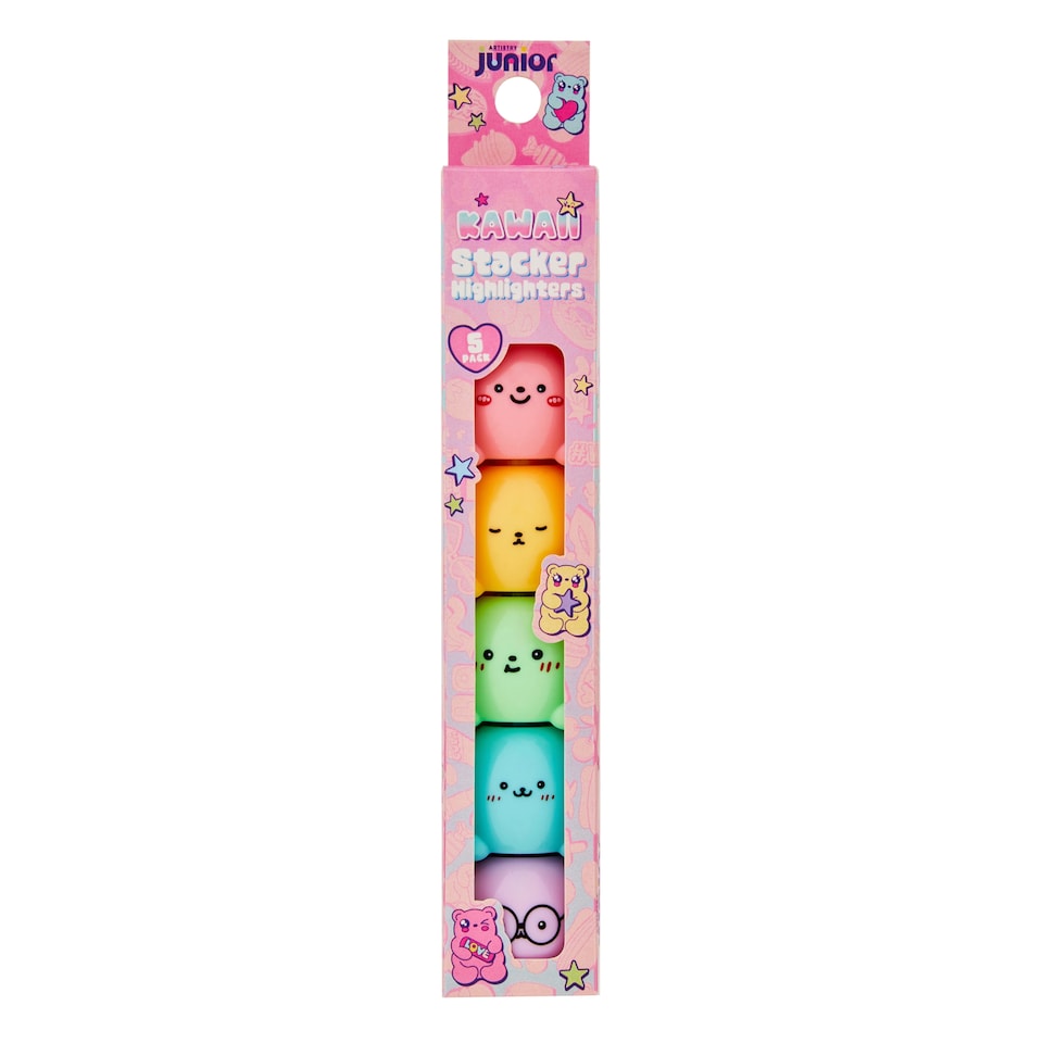 image 1 of Artistry Junior Teddy Shaped Stacking Highlighters