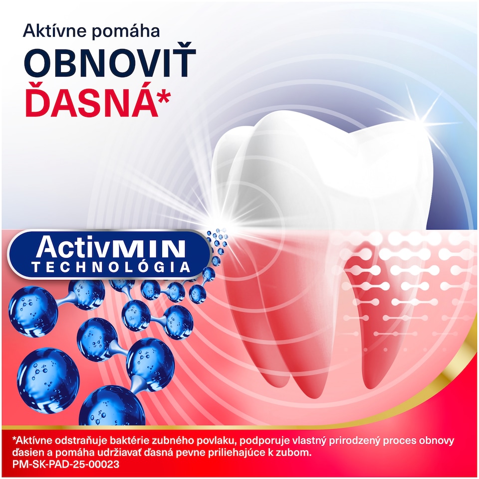 obrázok 1 z Parodontax Whitening aktívna obnova ďasien zubná pasta s fluoridom 75 ml