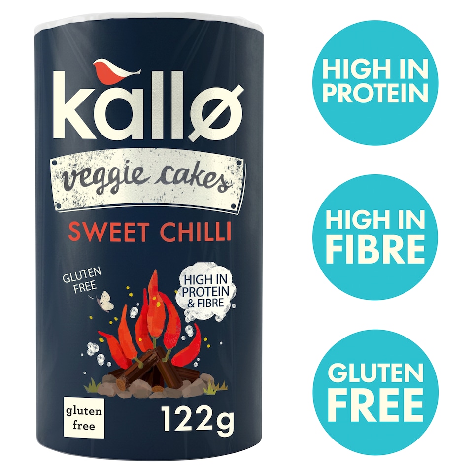 Kallo Sweet Chilli Veggie Cake 122g