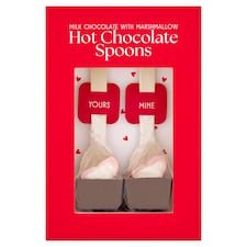 Hot Chocolate Valentines Stirrer Spoons 40g x 2
