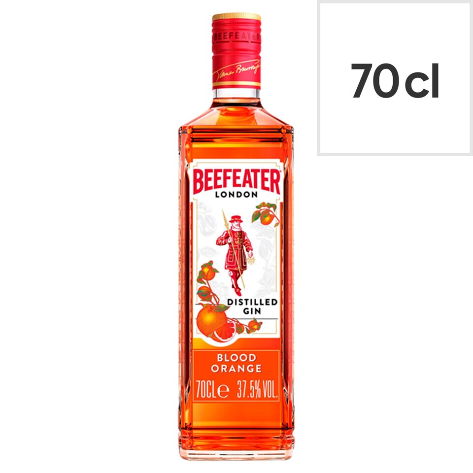 image 1 of Beefeater Blood Orange Flavoured Gin Spirit Drink 70cl