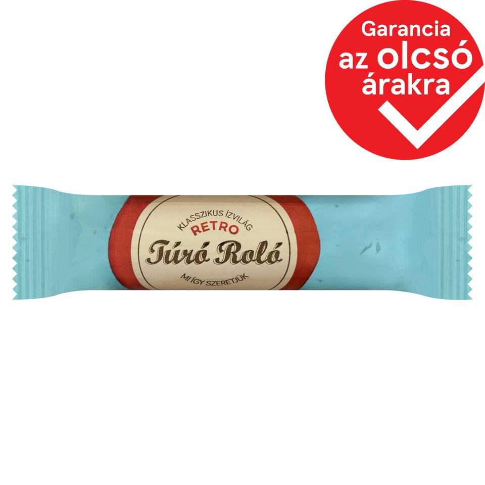 Retro Túró Roló Natural Cottage Cheese Dessert with Cocoa Coating 30 g