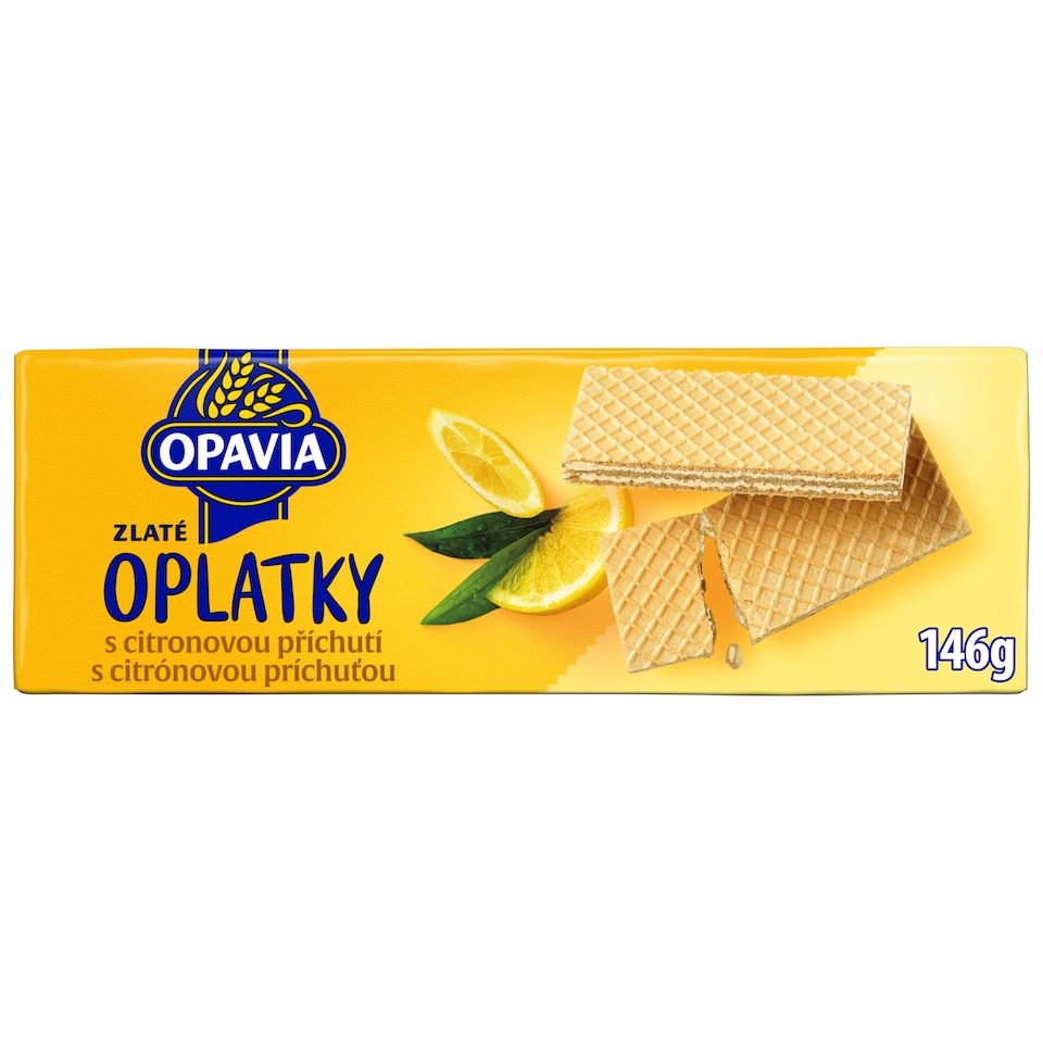 Opavia Oplatky s citrónovou príchuťou Oblátky Balenie 146 g