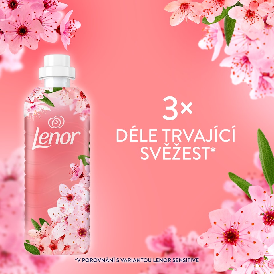 image 1 of Lenor Fabric Conditioner  47 Washes, Cherry Blossom & Sage