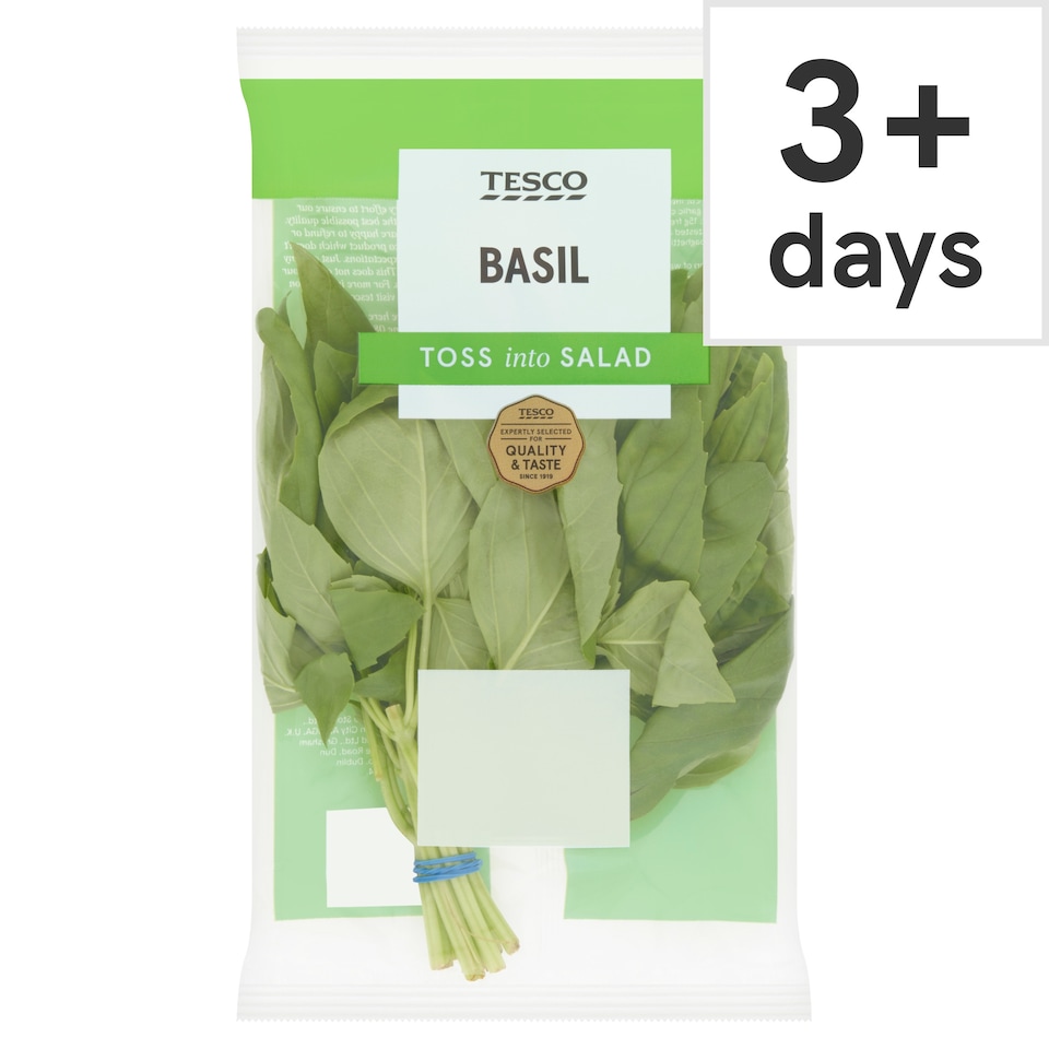 image 1 of Tesco Fresh Cut Basil 30G