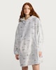 image 1 of Disney Winnie the Pooh Eeyore Fleece Hoodie in Grey