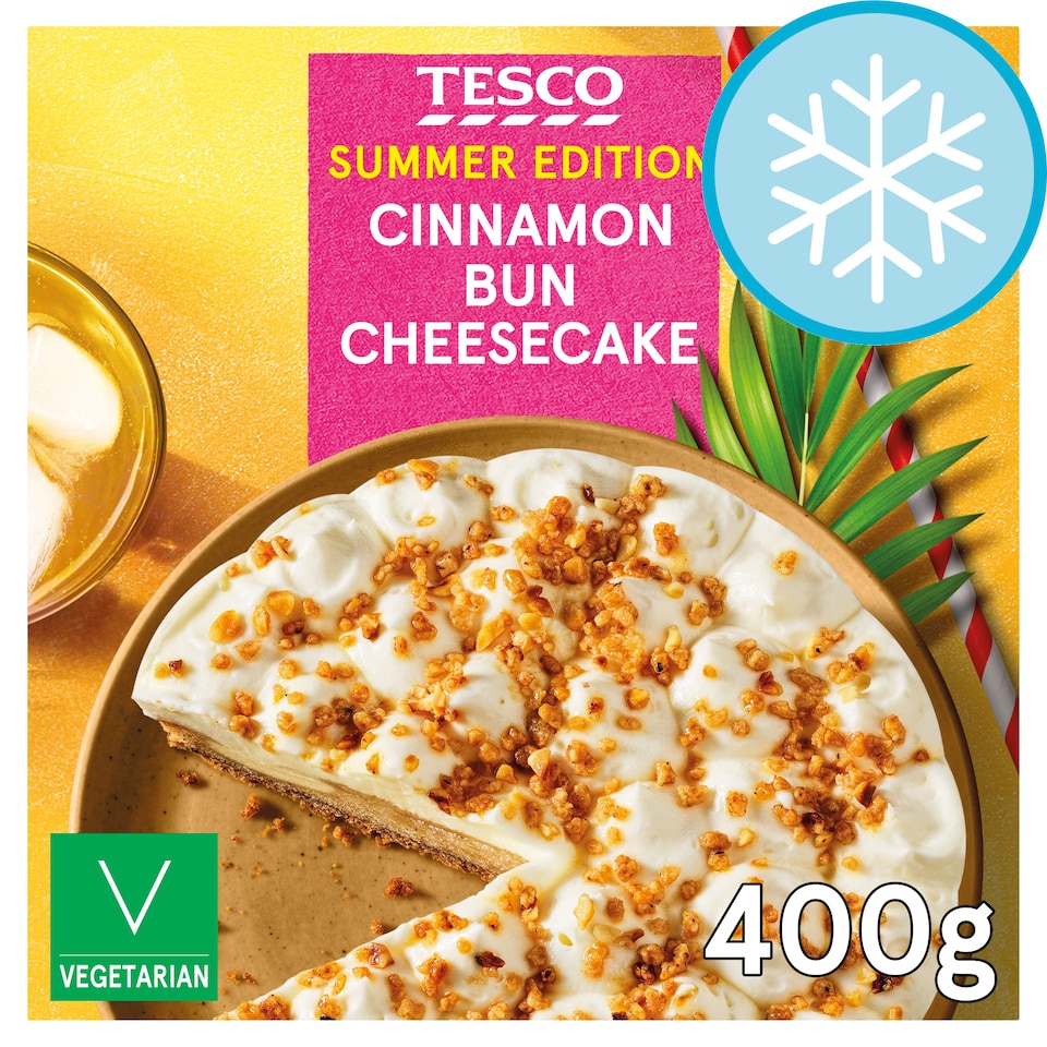 Tesco Cinnamon Bun Cheesecake 400g