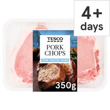 Tesco British Pork Chops 350g