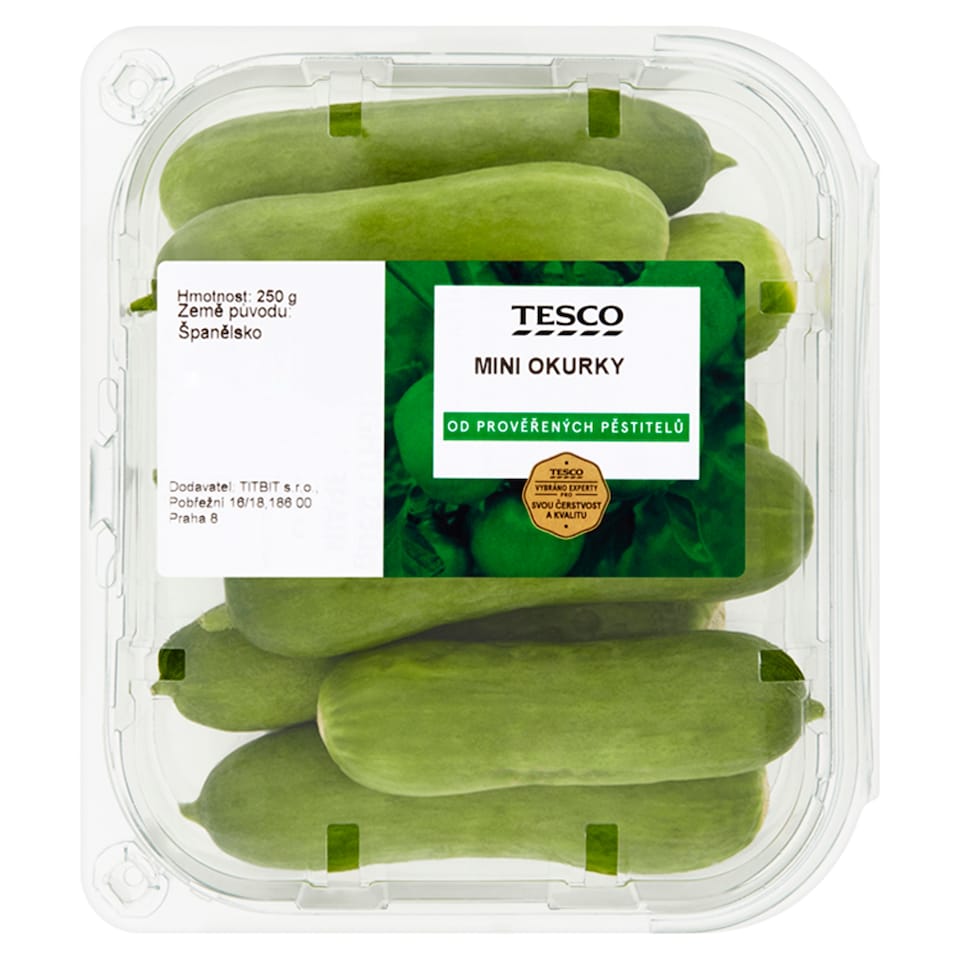 Tesco Mini okurky 250g