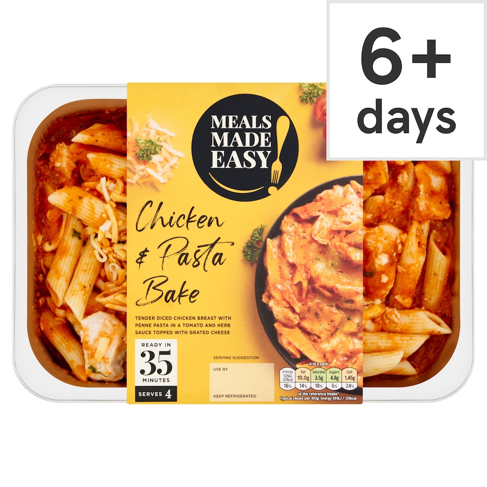 Tesco Meals Made Easy Chicken Pasta Bake 1Kg