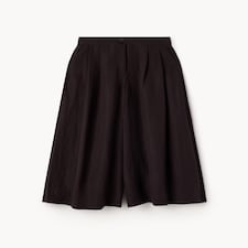 F&F Lyocell Rich Wide Leg Culottes in Chocolate