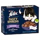 image 2 of FELIX Tasty Shreds Mixed Selection in Gravy Wet Cat Food 12x80g