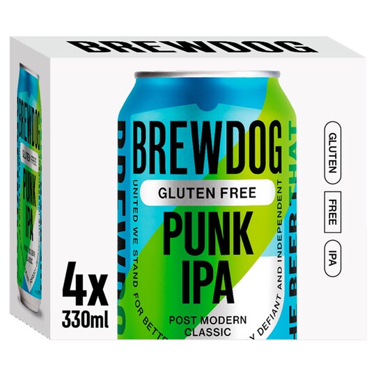 brewdog-punk-ipa-gluten-free-4-x-330ml-tesco-groceries