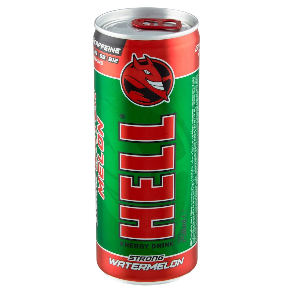 obrázok 1 z Hell Strong Water Melon energetický nápoj 250 ml