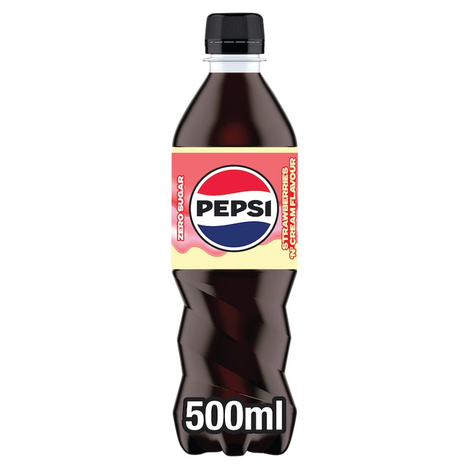Pepsi Strawberries n Cream Sugar Free 500ml