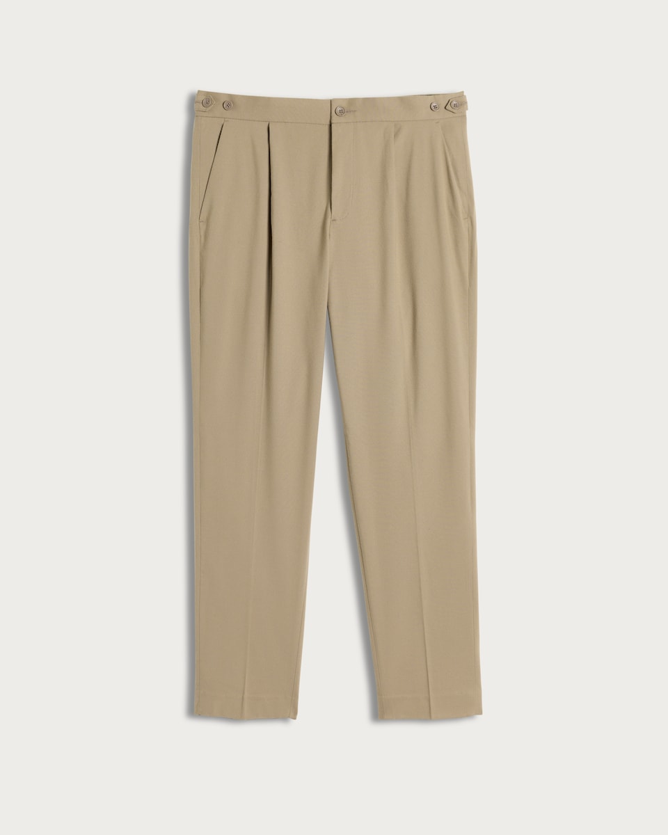 F&F Pleated Tailored Fit Trousers in Grey
