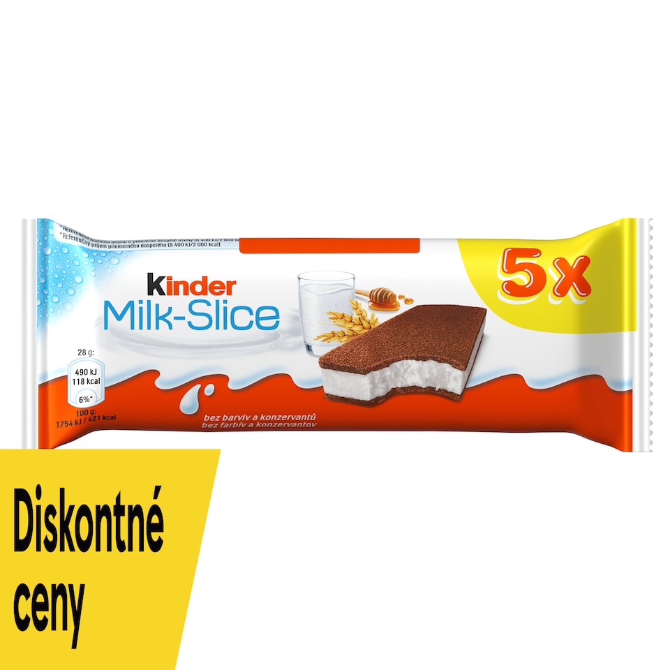 Kinder Milk Slice 5 x 28 g