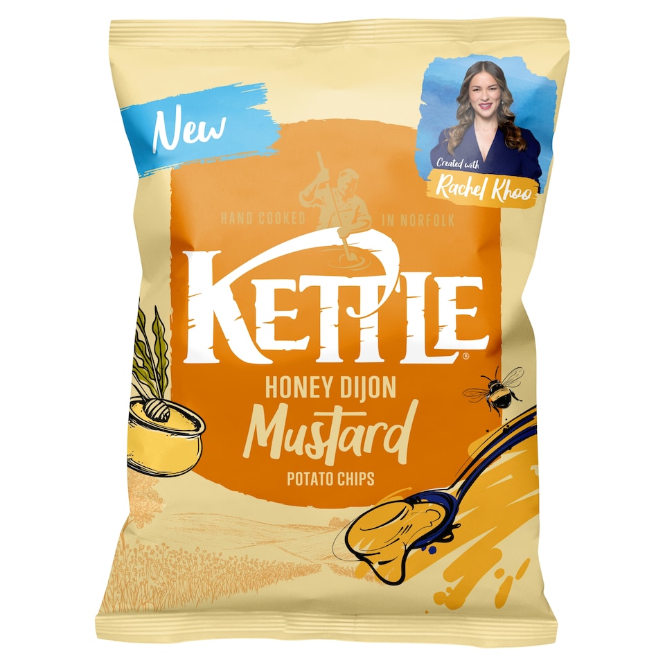 Kettle Honey Dijon Mustard Potato Chips 130g