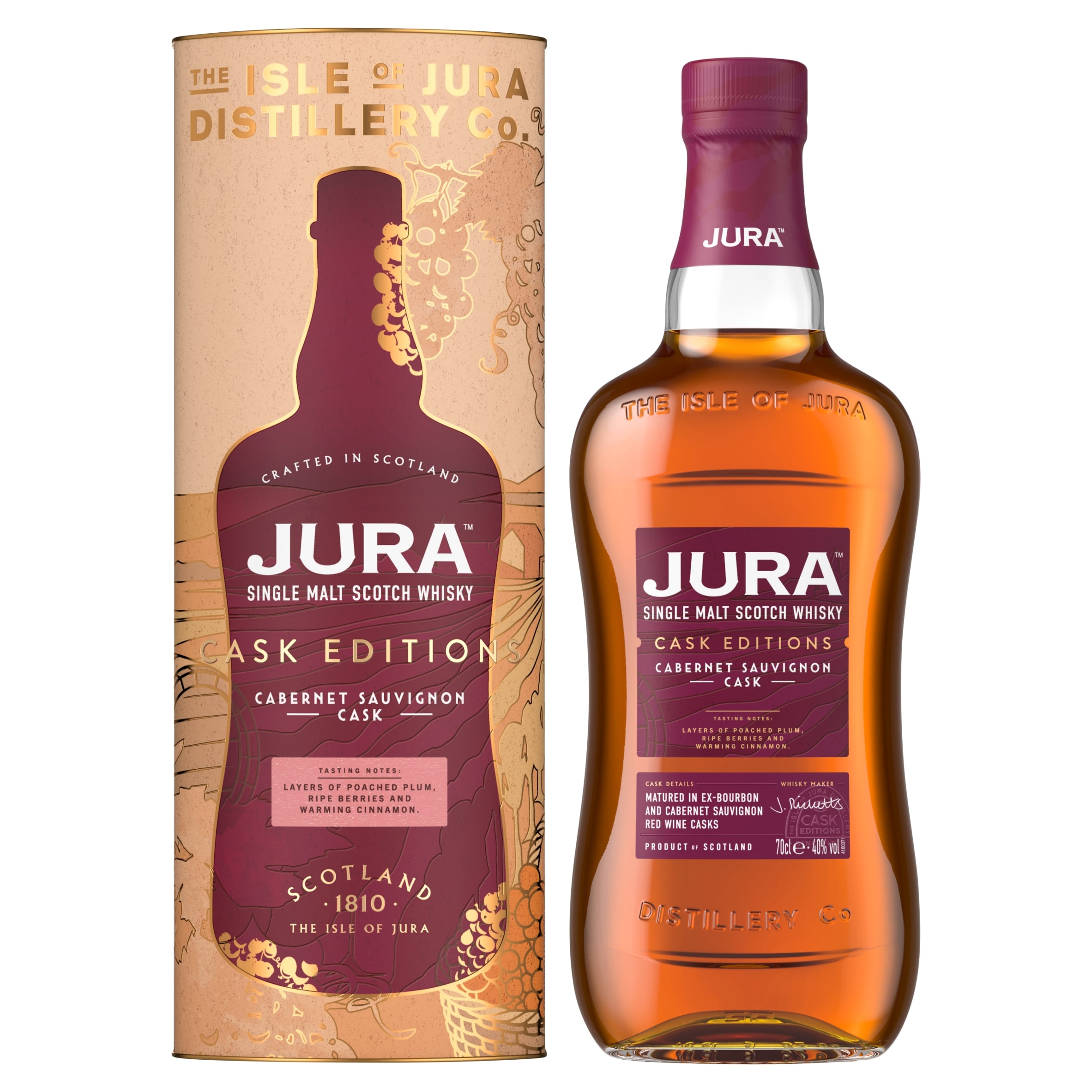 Jura Cabernet Sauvignon Cask Editions Single Malt Scotch Whisky 70cl