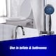 image 3 of Domestos Bleach Foam Spray Toilet & Bathroom Cleaner Mint Boost 450ml
