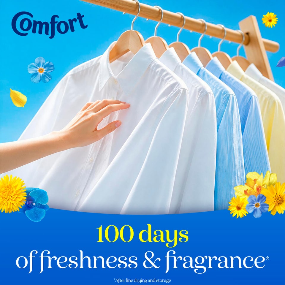image 1 of Comfort Fabric Conditioner Blue Skies 80 Washes 2400ml