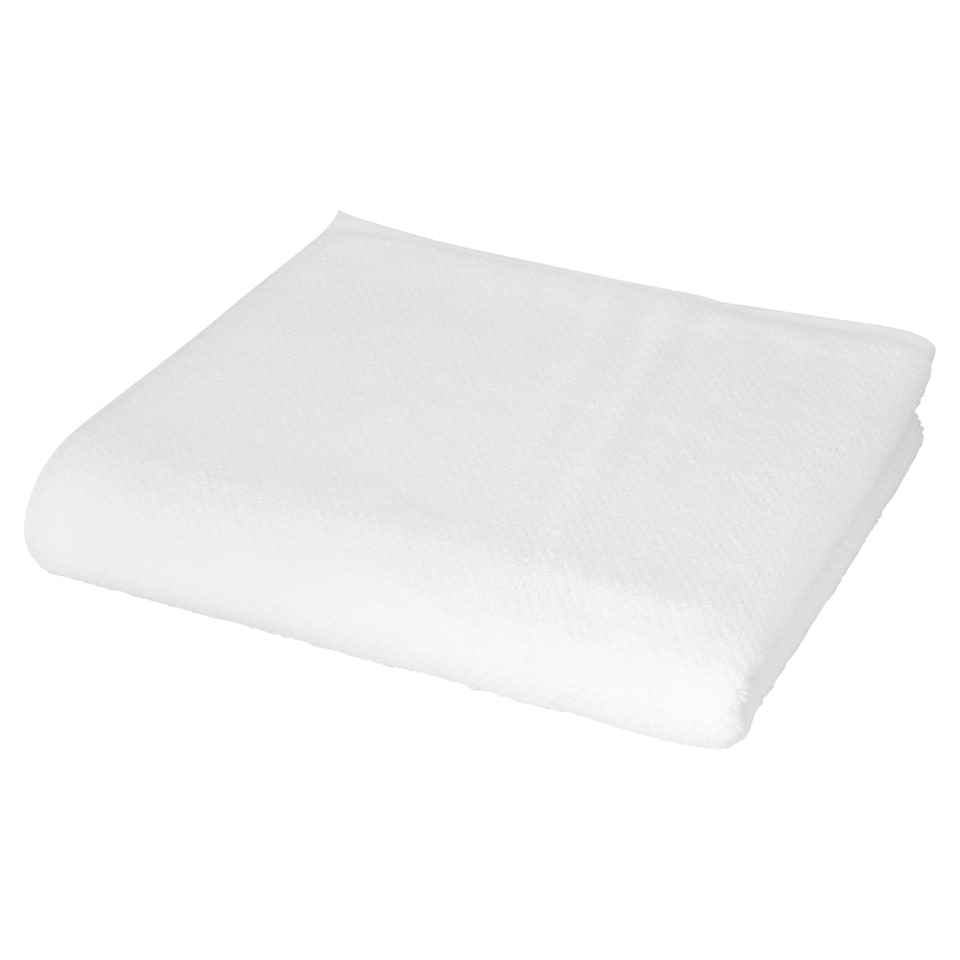 F&F Home White Textured Hand Towel