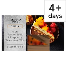 Tesco Finest Passionfruit & Raspberry Cheesecake Slices 180g