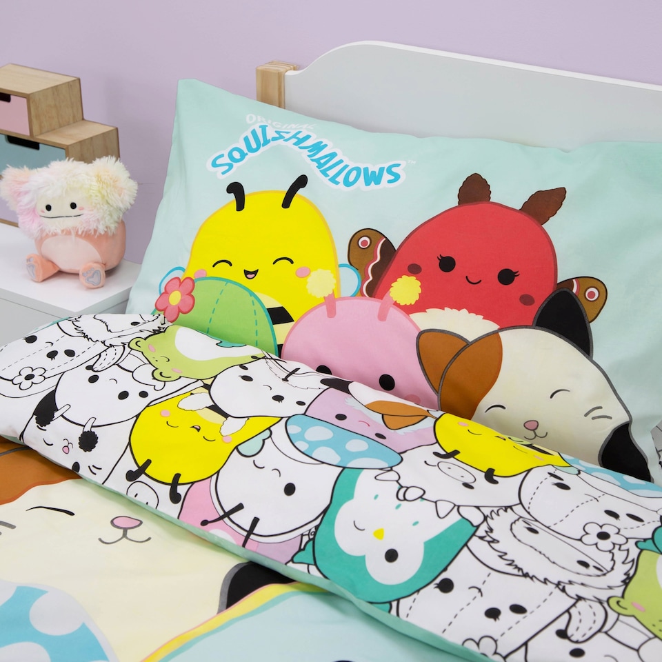 image 1 of SQUISHMALLOWS DUVET SET SINGLE