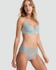 image 2 of F&F 3-Pack Lace Trim T-Shirts Bras in Multi