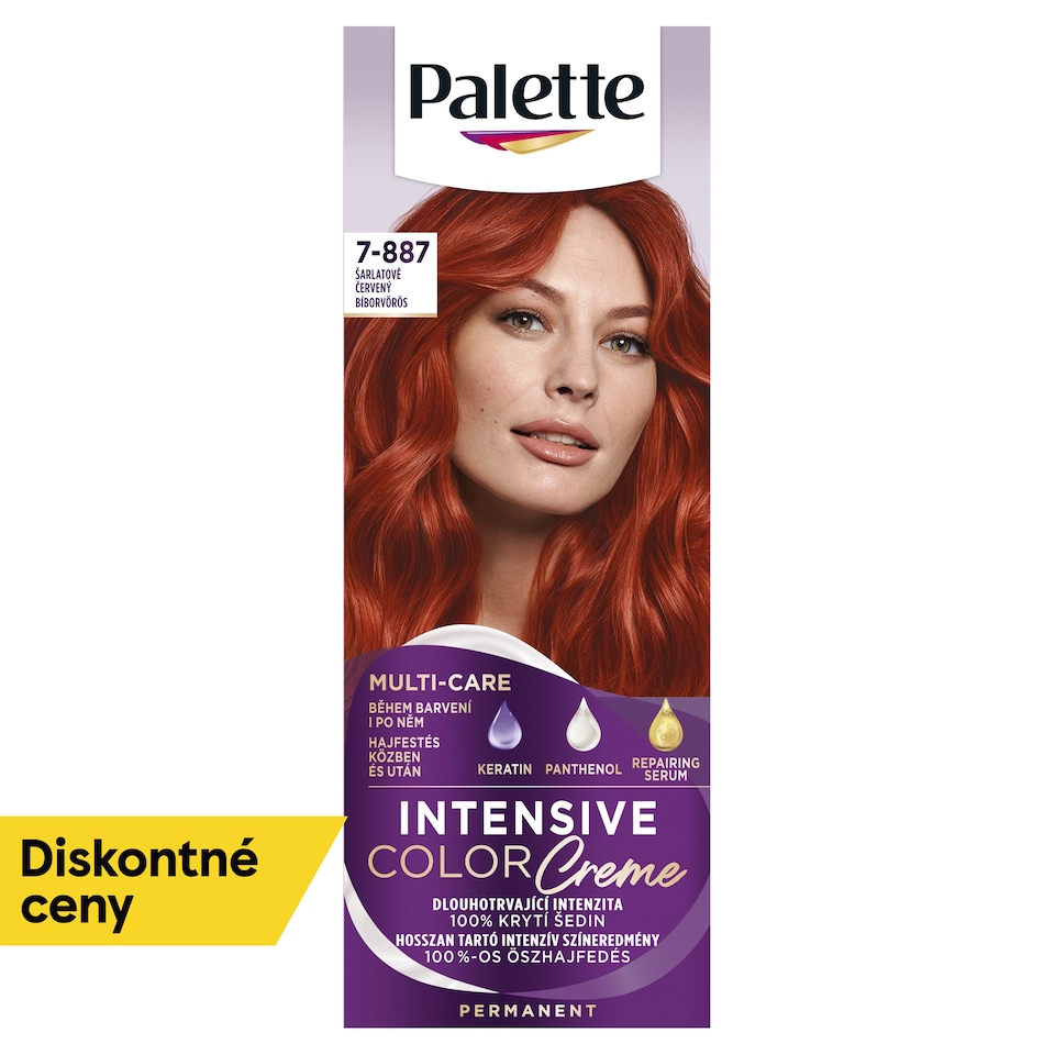 obrázok 1 z Palette Intensive Color Creme farba na vlasy Šarlátovo červený 7-887