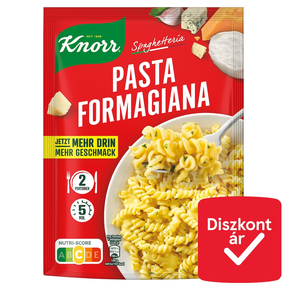 Knorr Pasta Formagiana Pasta in Creamy Cheese Sauce 181 g
